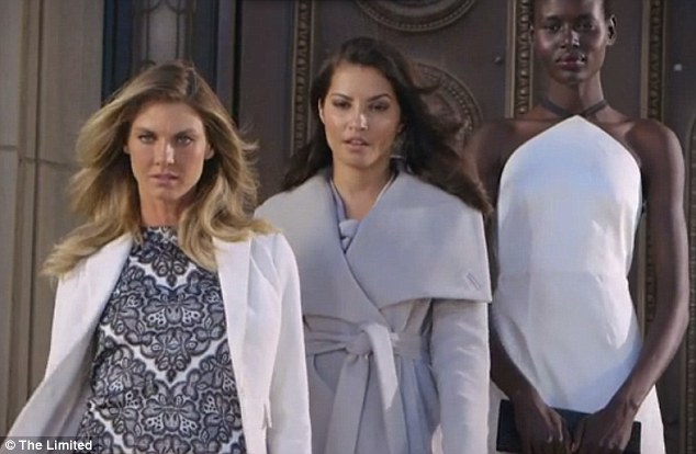 Ms Washington added: 'Women often feel that they have to be either smart or beautiful, powerful or pretty, either fashion forward or successful, and I think this clothing line says you can be all of those things'