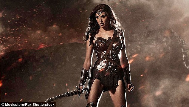 Warrior woman:  Gal has been seen dressed up as the cult heroine before as she plays Wonder Woman in the yet to be released Batman v. Superman